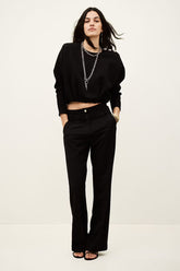 ba&sh Branny Top in Noir