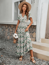 Yasmin Floral V-Neck Maxi Dress