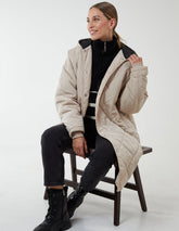 Diamond Quilted Coat