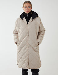 Diamond Quilted Coat