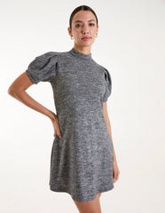 Puff Sleeve Smock Dress