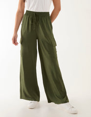 Wide Leg Combat Trousers