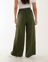 Wide Leg Combat Trousers
