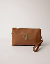 Detailed Zip Up Purse With Detachable Strap