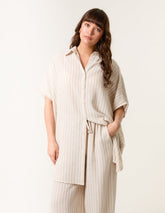 Oversized Pinstripe Shirt