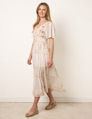 Embellished Midi Dress