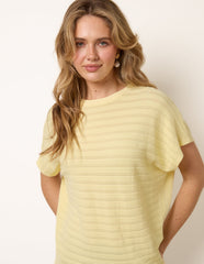 Textured Sleeveless Knit Top