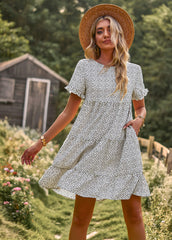 SUNSHINE SPOT MINI DRESS - CREAM