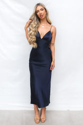 Isha Maxi Dress - Navy