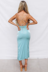 Marzia Maxi Dress - Mint Shimmer
