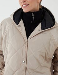 Diamond Quilted Coat
