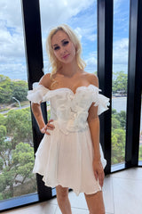 Zuma Mini Dress - White