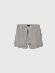 John Varvatos Daryl Drawstring Shorts in Grey Sky
