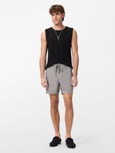 John Varvatos Daryl Drawstring Shorts in Grey Sky