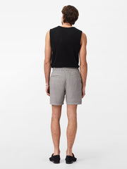 John Varvatos Daryl Drawstring Shorts in Grey Sky