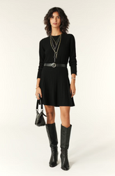ba&sh Jolenta Skirt in Noir
