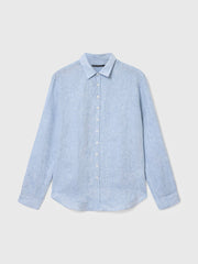 John Varvatos Bucks Shirt in Light Blue Heather