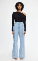 Acler Amesbury Jean in Mid Wash