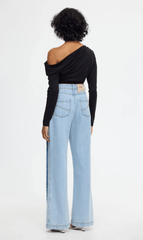 Acler Amesbury Jean in Mid Wash