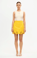 Acler Blairhill Mini Skirt in Daffodil