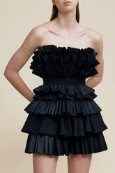 Acler Elsher Mini Dress in Black