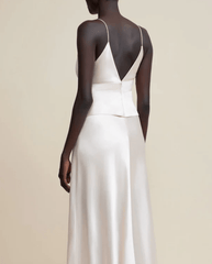 Acler Exton Maxi Dress in Pearl Pink