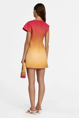 Acler Fencott Mini Dress in Tropical Breeze