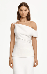 Acler Kellas Top in Ivory