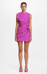 Acler Kenley Mini Dress in Amethyst