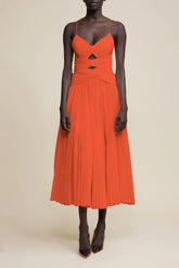 Acler Marley Maxi Dress in Tangerine