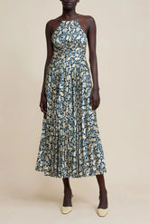 Acler Montague Midi Dress in Sea Forest Print