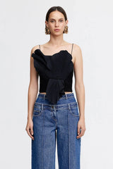 Acler Newtoft Top in Black