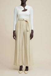 Acler Norfolk Pant in Biscotti