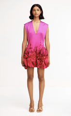 Acler Surrey Mini Dress in Raspberry Ombre