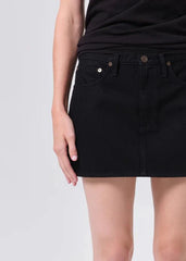 Agolde Keira Mini Skirt in Curb