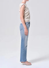 Agolde Lana Lana High Rise Straight Jeans in Brink