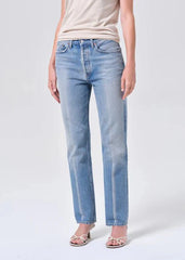 Agolde Lana Lana High Rise Straight Jeans in Brink
