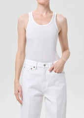 Agolde Maria Bodysuit in White