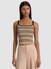 Alice + Olivia Shana Tank in Beach Day Stripe