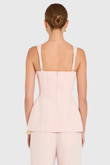 Amanda Uprichard Andreina Top in Mochi