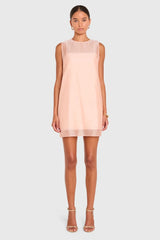 Amanda Uprichard Annina Dress in Lychee