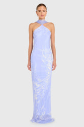 Amanda Uprichard Ashton Maxi in English Lavender