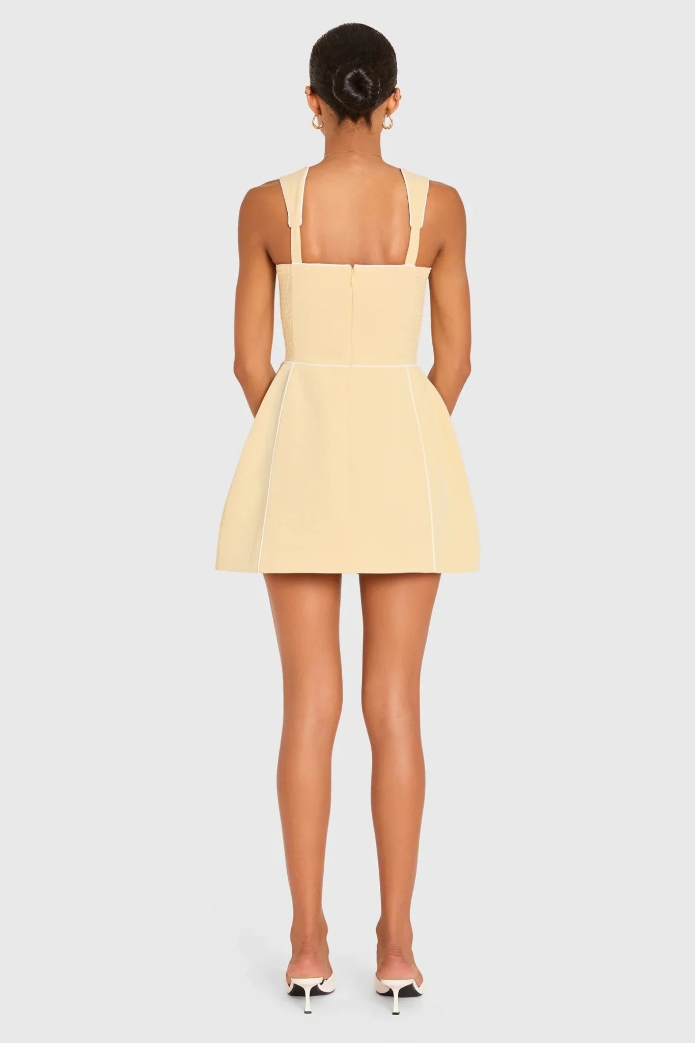 Amanda Uprichard Baylee Romper Cornsilk