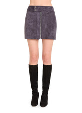 Amanda Uprichard Becker Skirt in Graphite