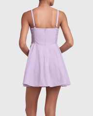 Amanda Uprichard Bellair Dress in Lavender