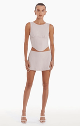 Amanda Uprichard Bellini Top in Mochi
