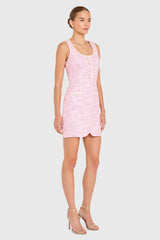 Amanda Uprichard Caligari Dress in Pink