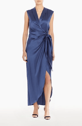 Amanda Uprichard Clara Maxi in Steel