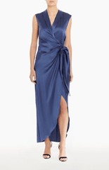 Amanda Uprichard Clara Maxi in Steel