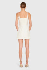 Amanda Uprichard Coco Dress in Ivory
